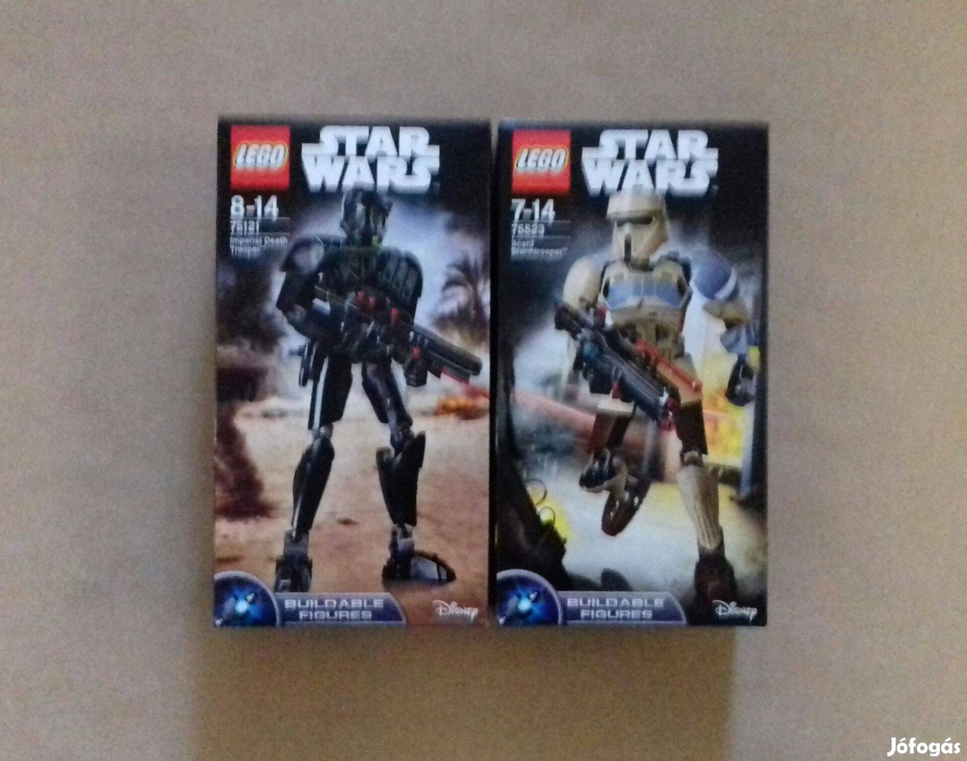 Zsivány Egyes bontatlan Star Wars LEGO 75121 + 75523 Scarifi Fox.árban