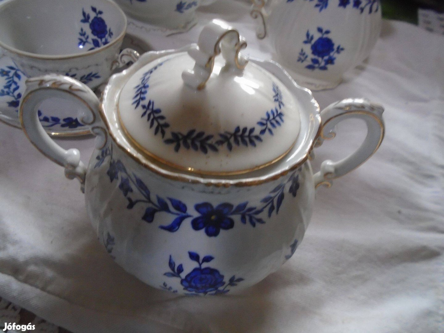 Zsolnai kávés,teás 12 személyes készlet