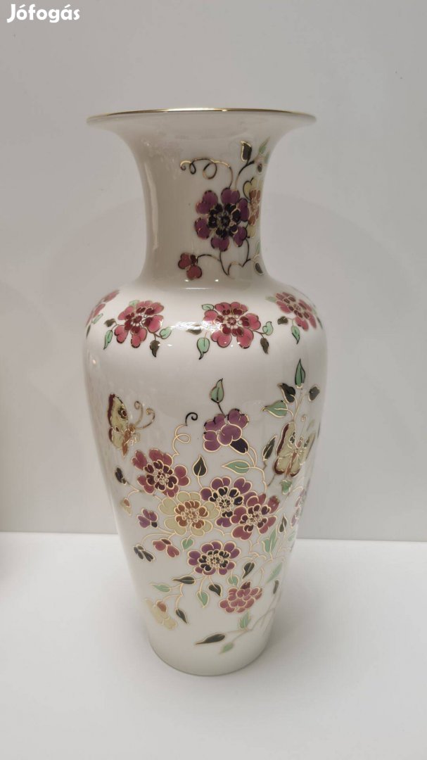 Zsolnay Pillangós váza 35 cm #1850
