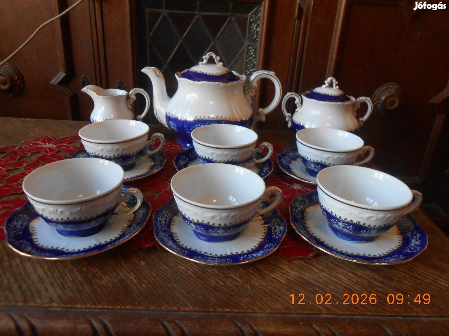 Zsolnay Pompadour 2-es teás készlet