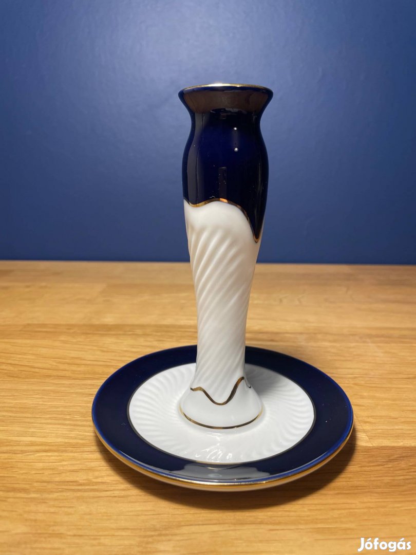 Zsolnay Pompadour III gyertyatartó