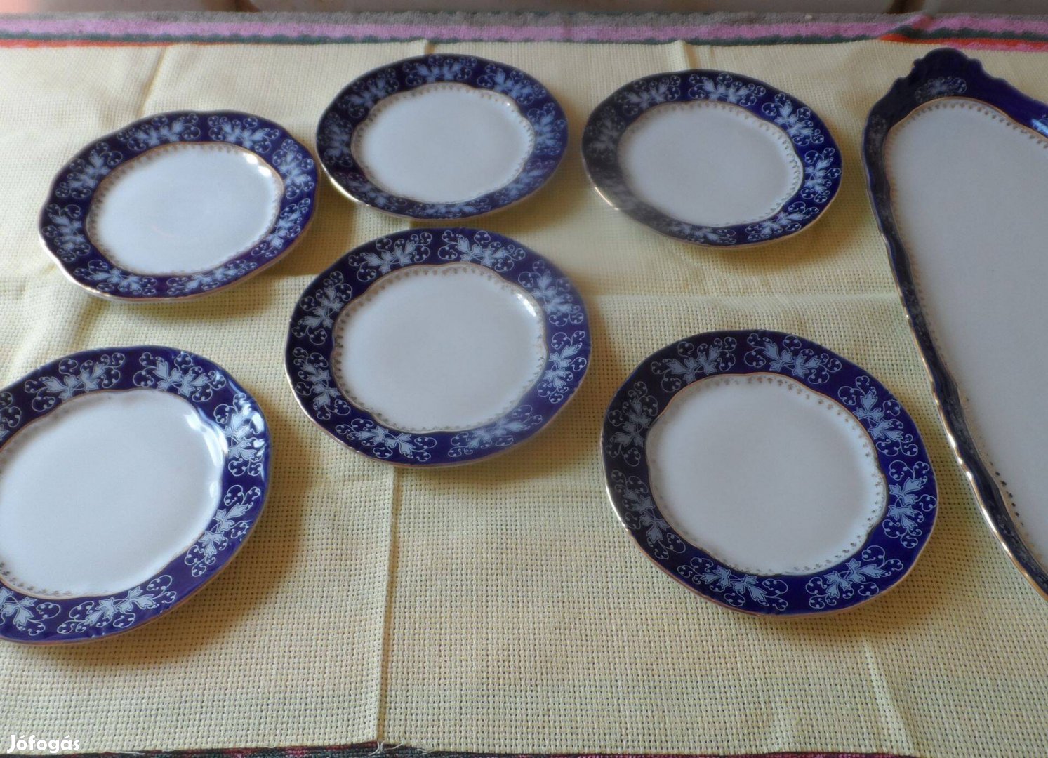 Zsolnay Pompadour II szendvicses készlet