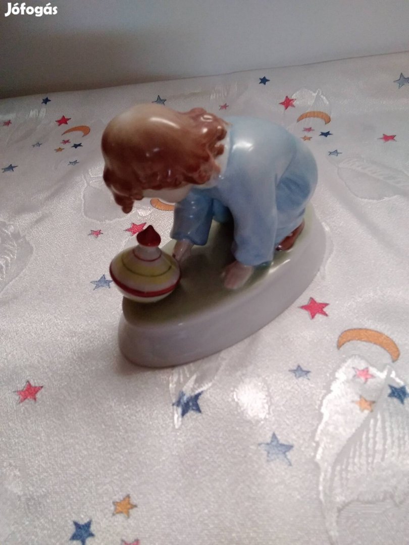 Zsolnay búgócsigás és rőzsegyűjtő