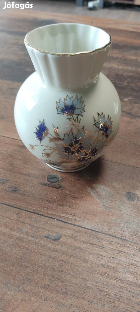 Zsolnay búzavirágos kis váza