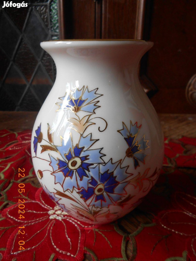 Zsolnay búzavirágos váza I