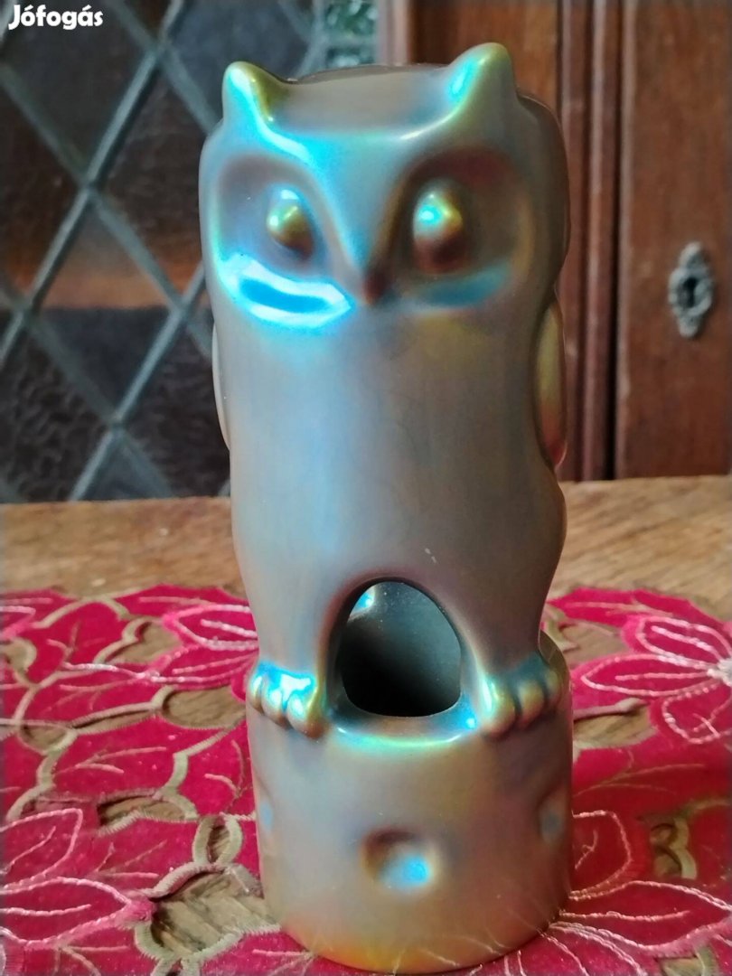 Zsolnay eozin cső bagoly