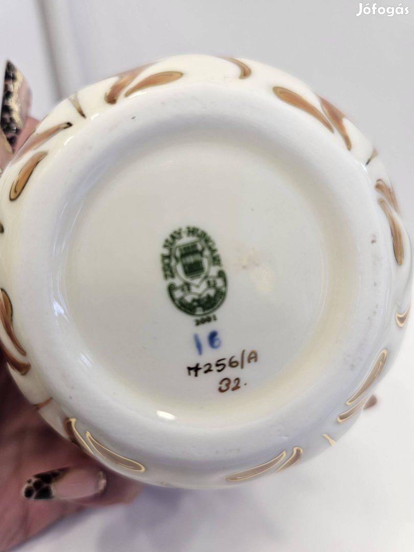 Zsolnay gömb váza kaspó