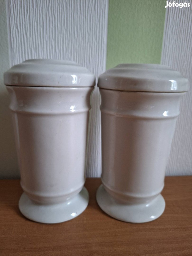 Zsolnay gyógyszertári tégely