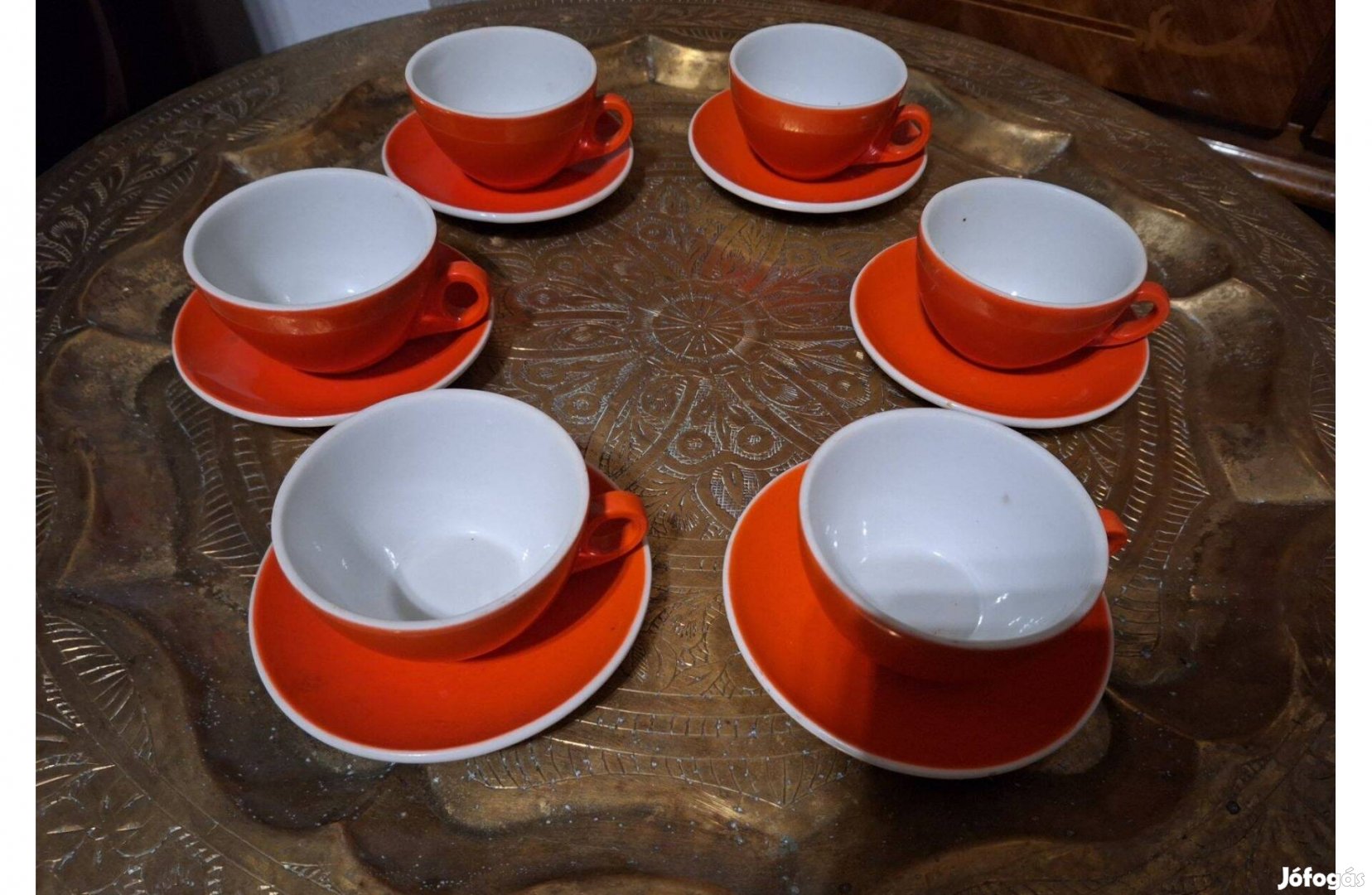 Zsolnay hibátlan 6 részes kávéskészlet