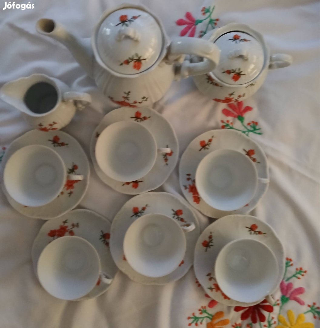 Zsolnay mokkás készlet