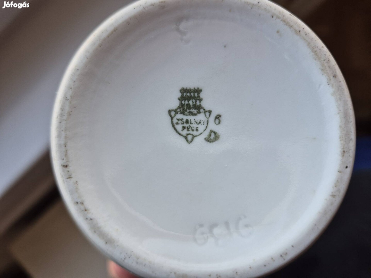 Zsolnay nefelejcses porcelán - hasas csupor