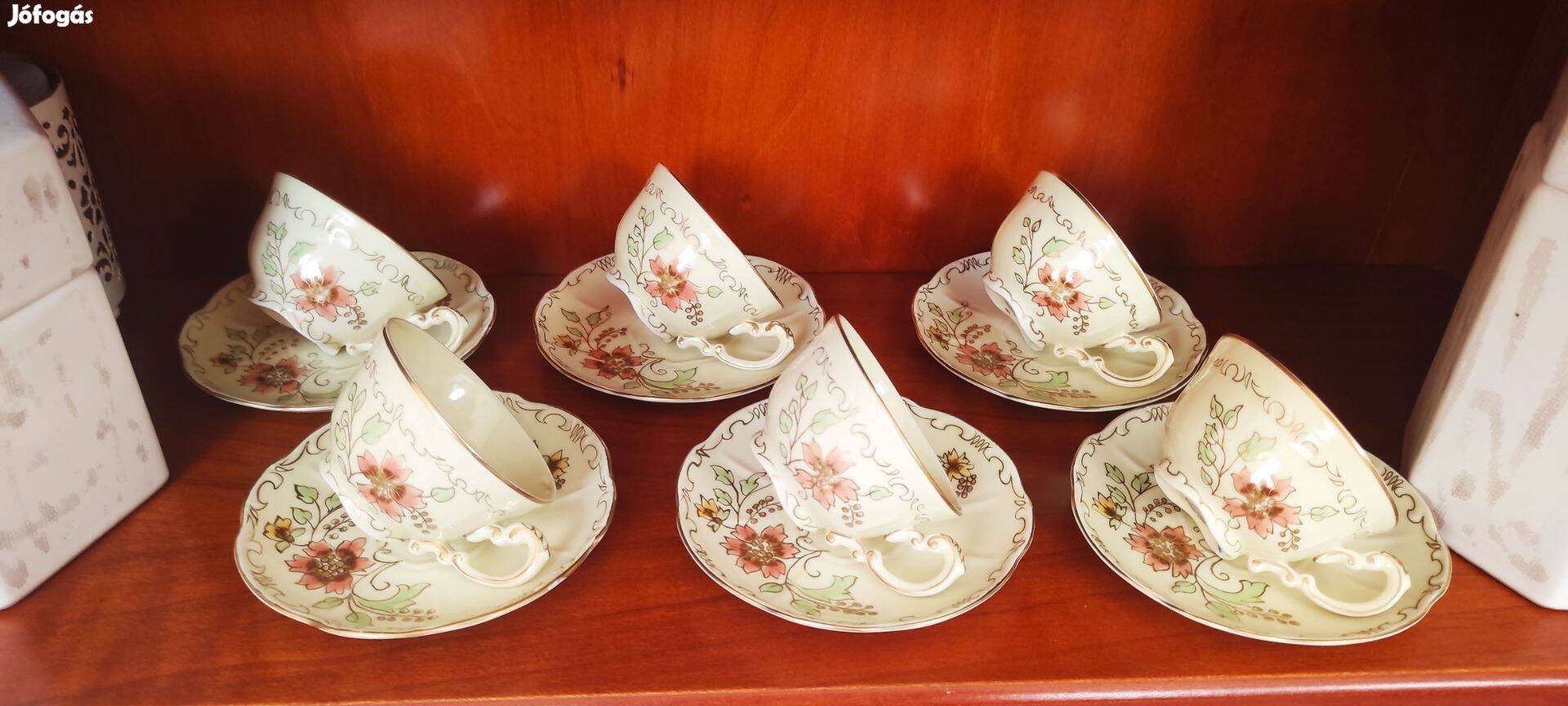 Zsolnay porcelán 6 személyes készlet