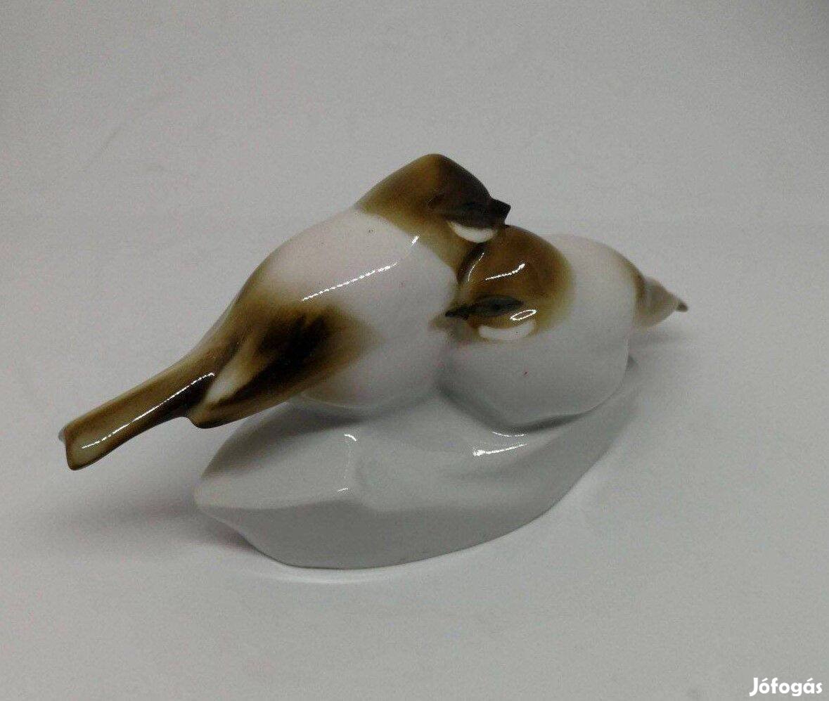 Zsolnay porcelán Cinege pár!