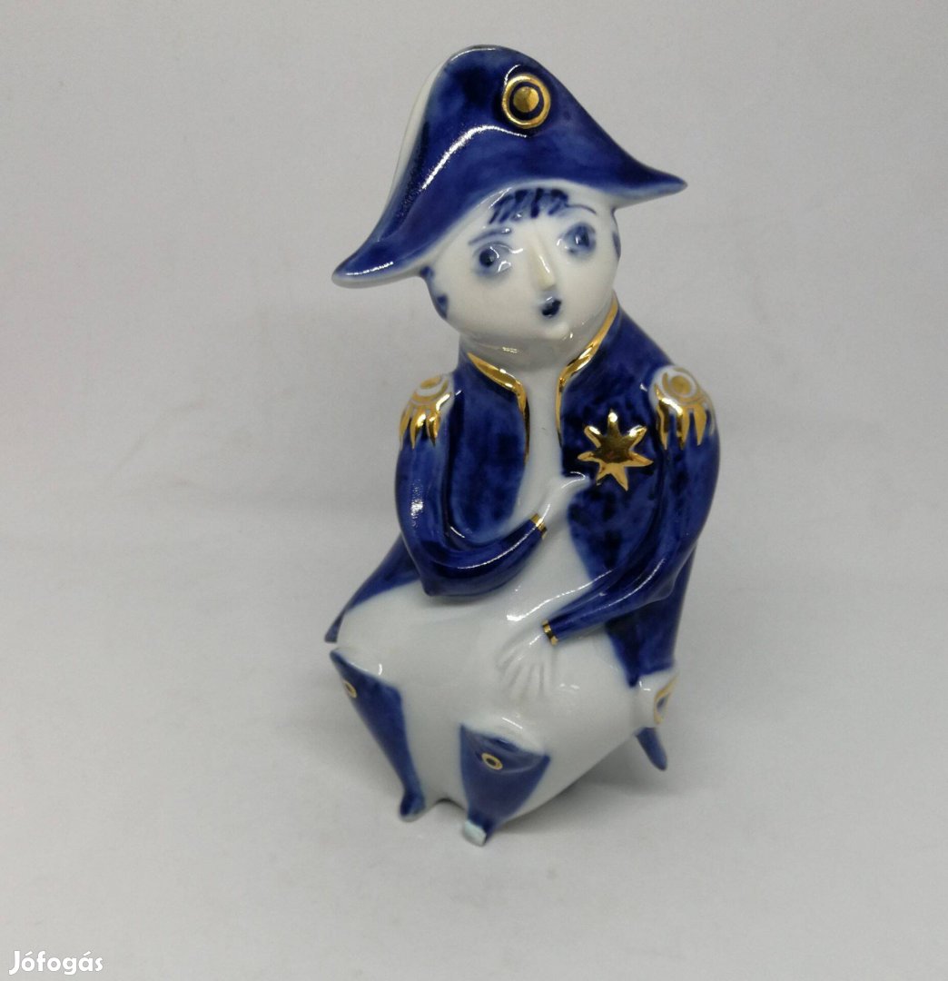 Zsolnay porcelán Napoleon Török figura "Ritka"!