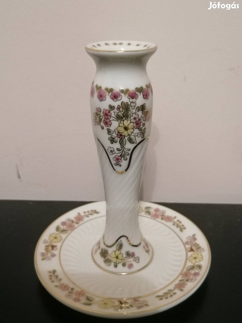 Zsolnay porcelán gyertyatartó 