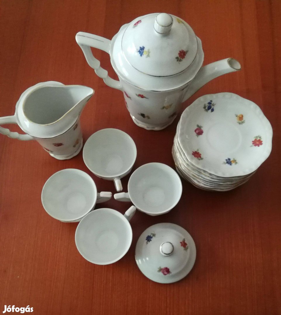 Zsolnay porcelán kávéskészlet pótlásra!