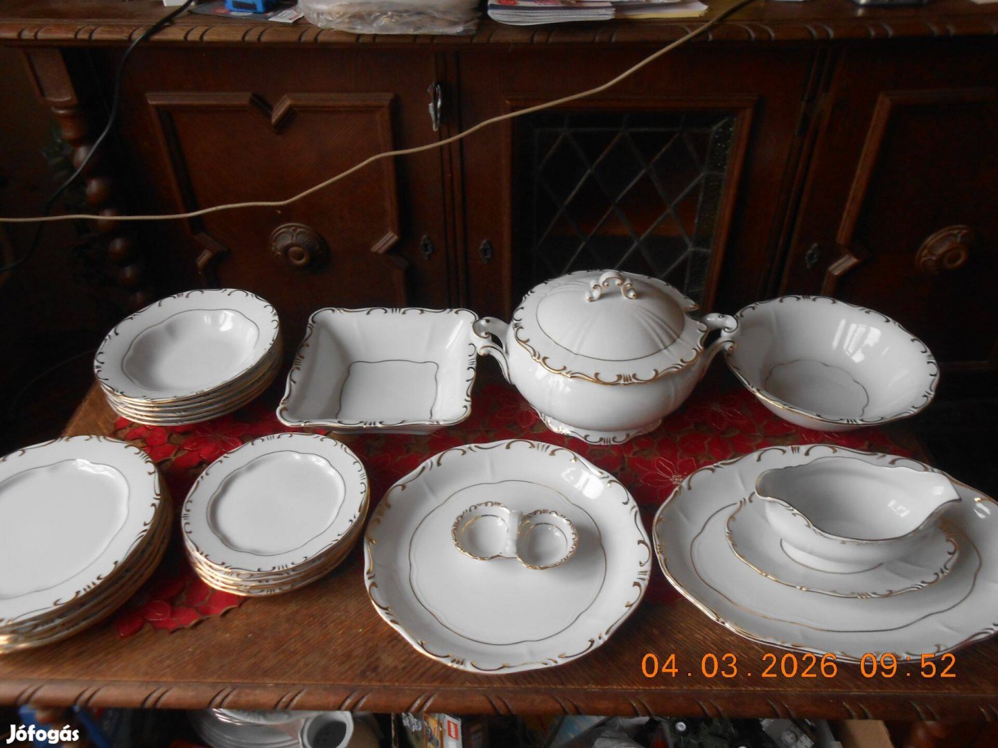 Zsolnay stafír étkészlet