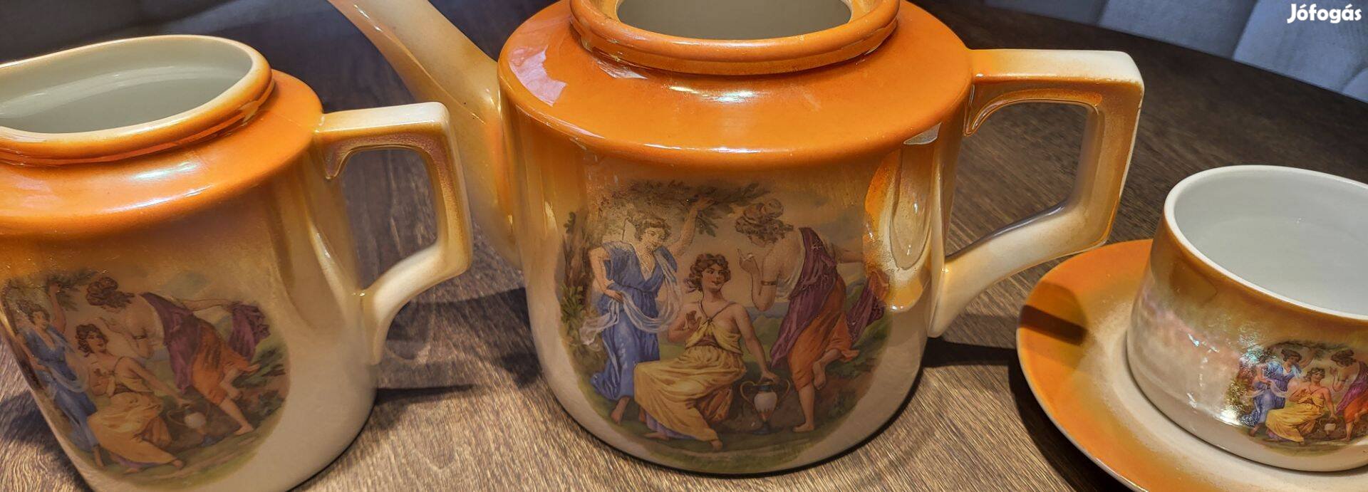 Zsolnay teáskészlet hibátlan állapotban eladó