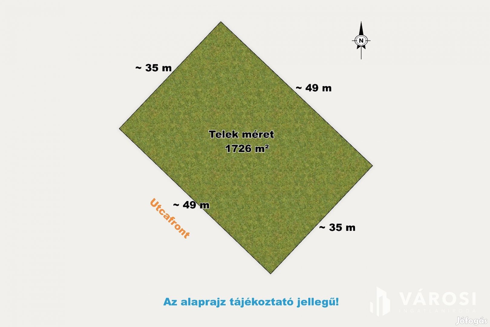 Zsombói építkezésre alkalmas telek eladó