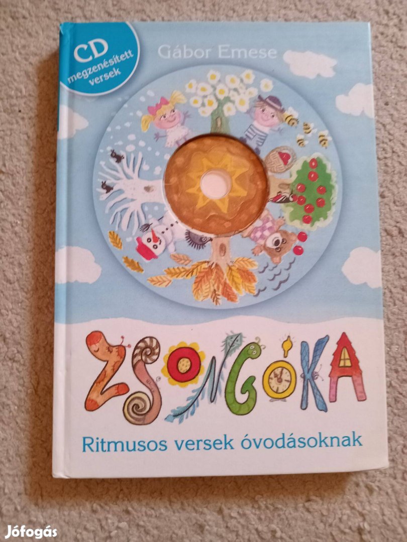 Zsongóka Ritmusos versek óvodásoknak CD melléklettel