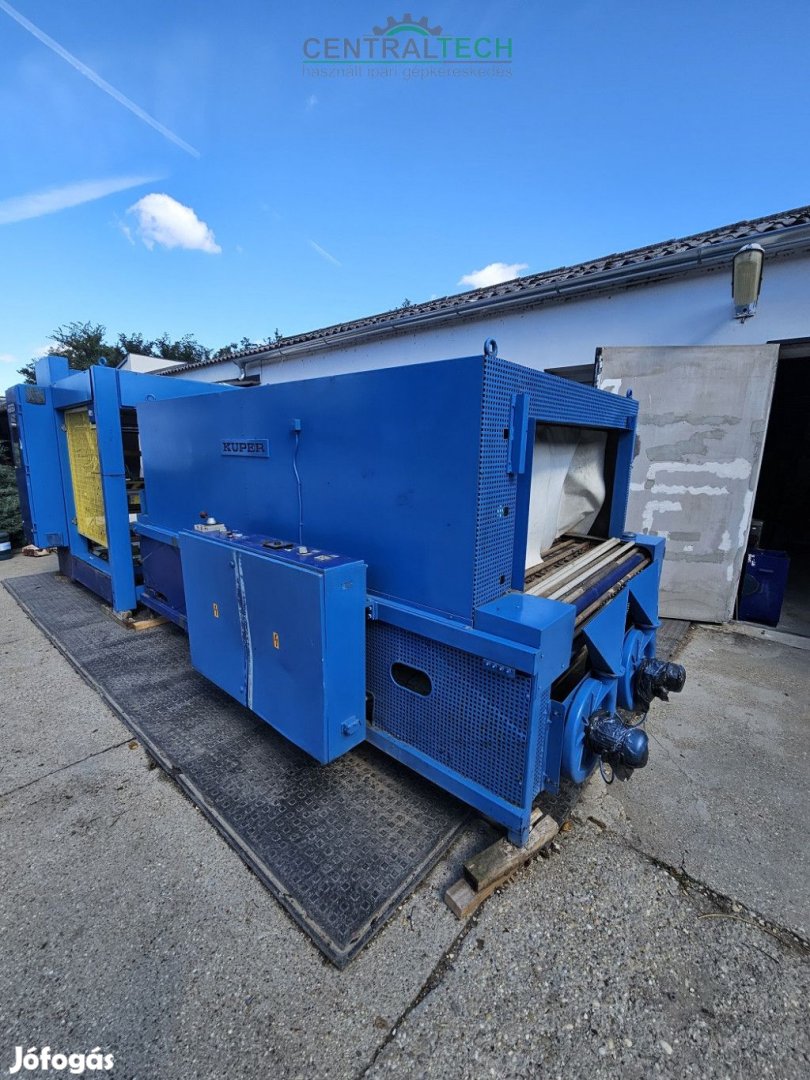 Zsugorfóliázó gép KUPER ST/I-1400 zsugoralagút 1350x650mm csomagológ