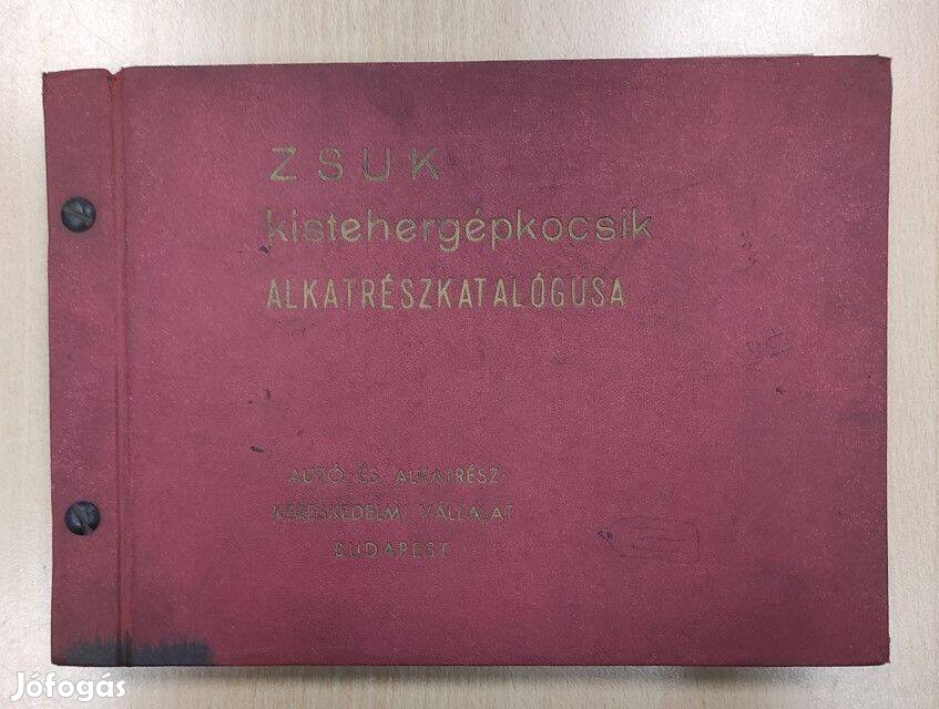 Zsuk kistehergépkocsi alkatrészkatalógusa