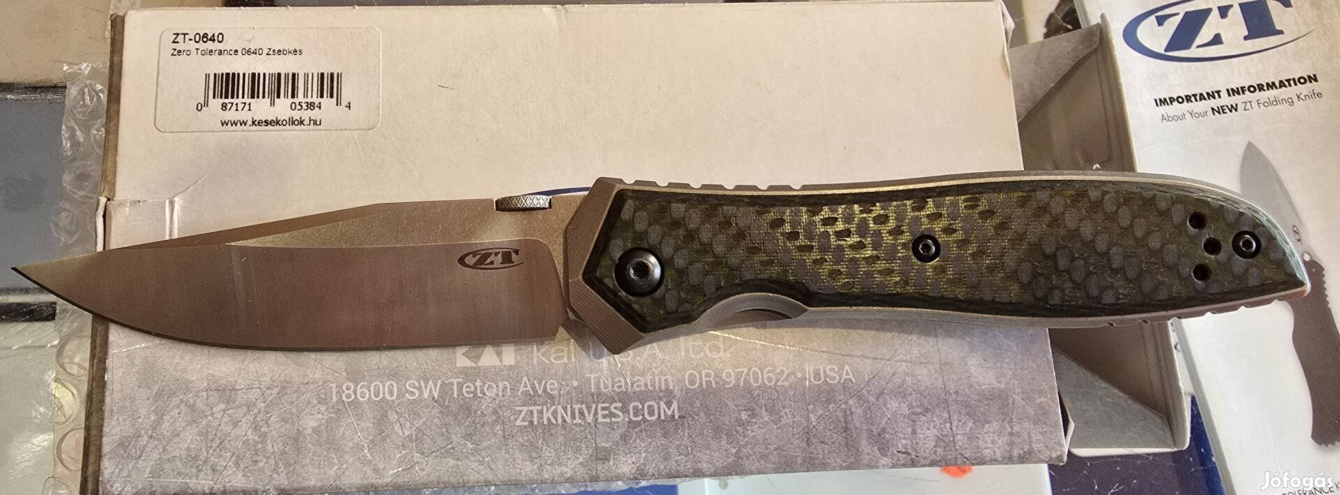 Zt-0640 Zéró Tolerance zsebkés