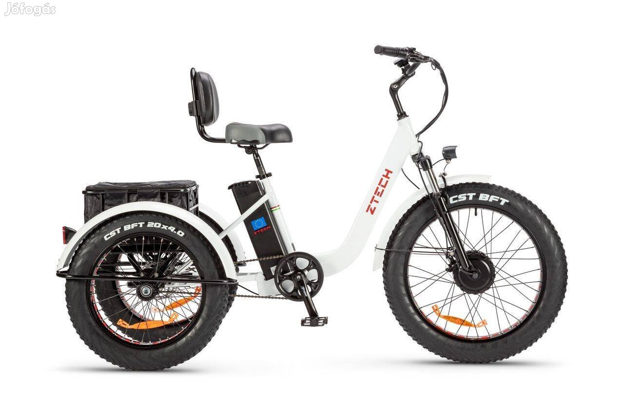 Ztech 80 Három Kerekű Elektromos Kerékpár Bicikli Tricikli Líthium Ion
