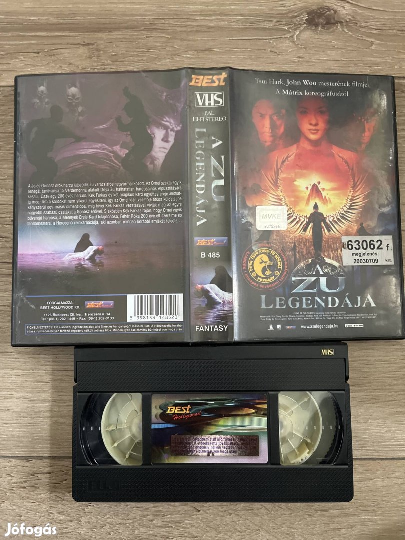 Zu legendája vhs 