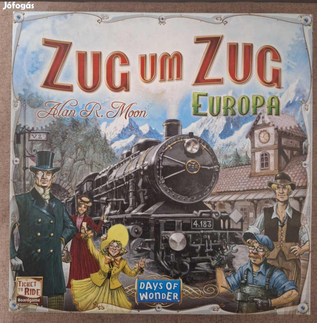 Zug um zug Europa / Ticket to ride társasjáték