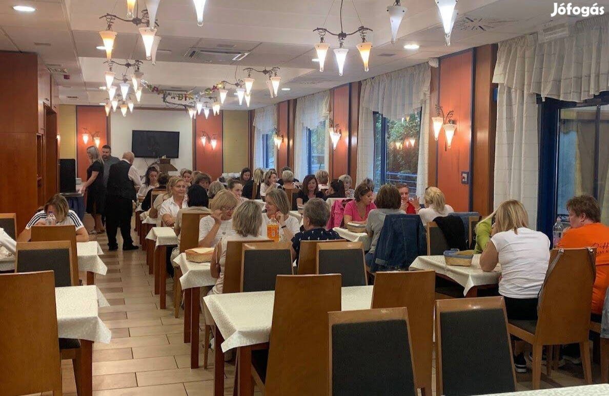 Zuglói Hotel 80 fős étterme 50 fős tersszal bérbeadó