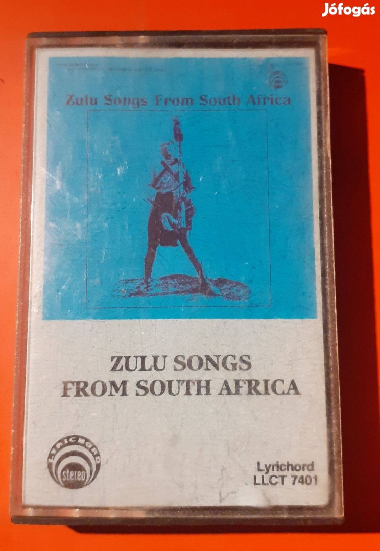 Zulu songs from South Afrika kazetta