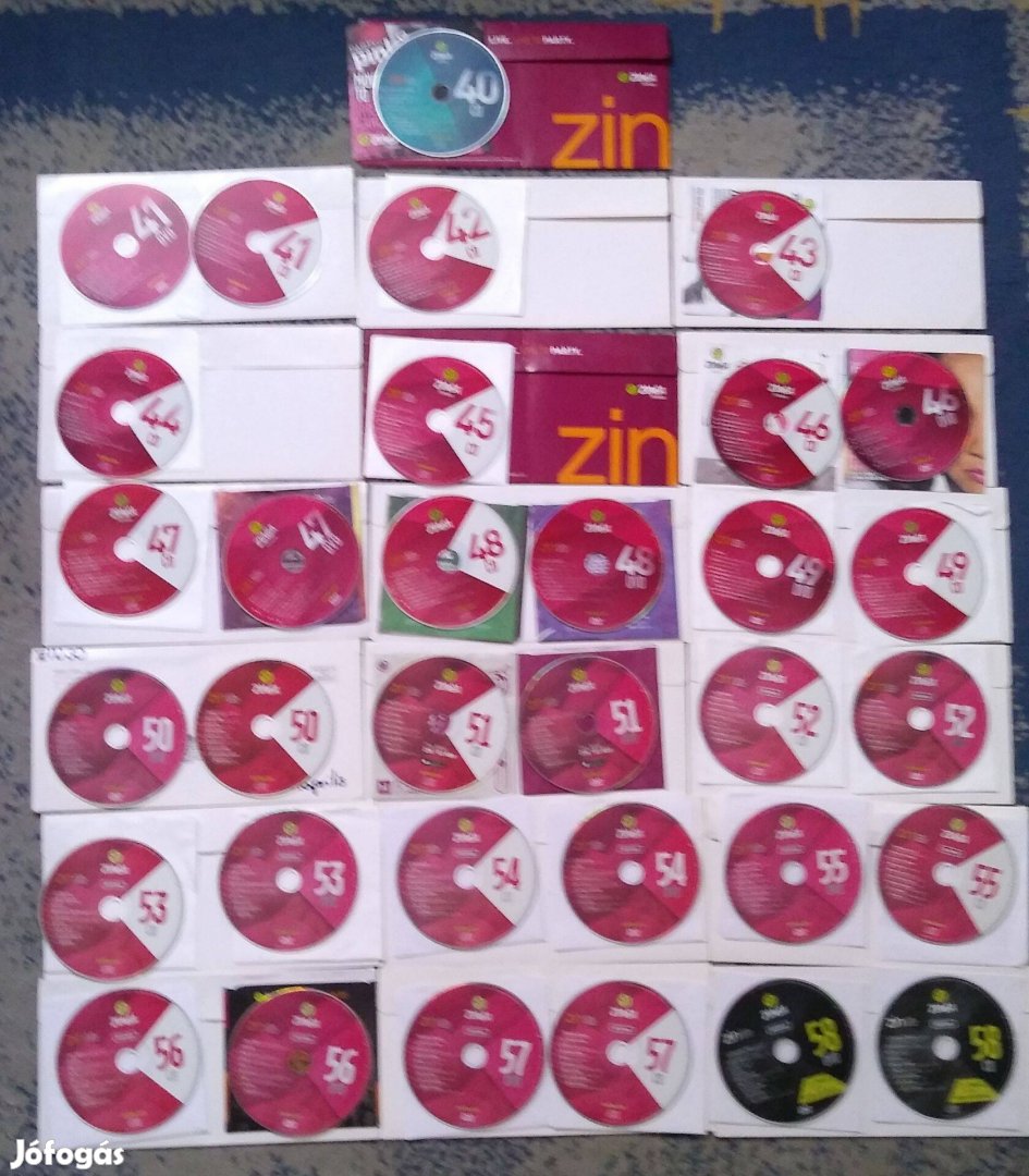 Zumba CD és DVD oktató anyag és zene