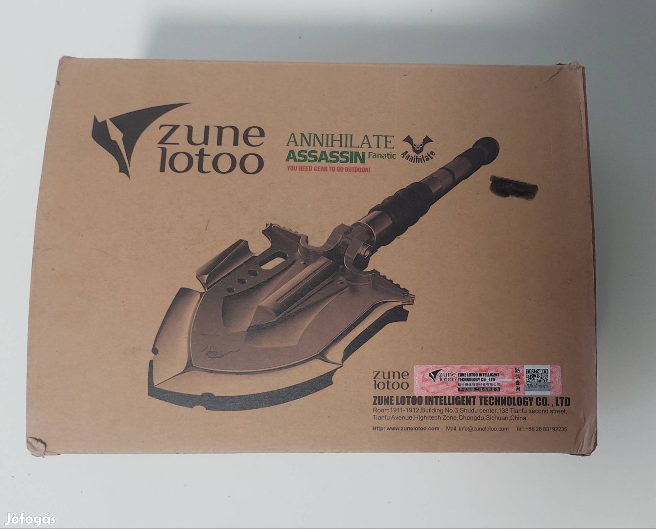 Zune Lotoo F-A3 Pro  multifunkcionális taktikai / túlélő ásó. 
