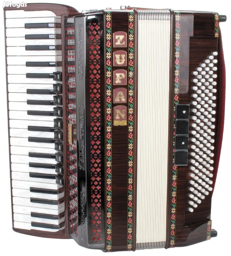 Zupan Alpe IV 120 EA/M Cassotto Harmonika Rózsafa