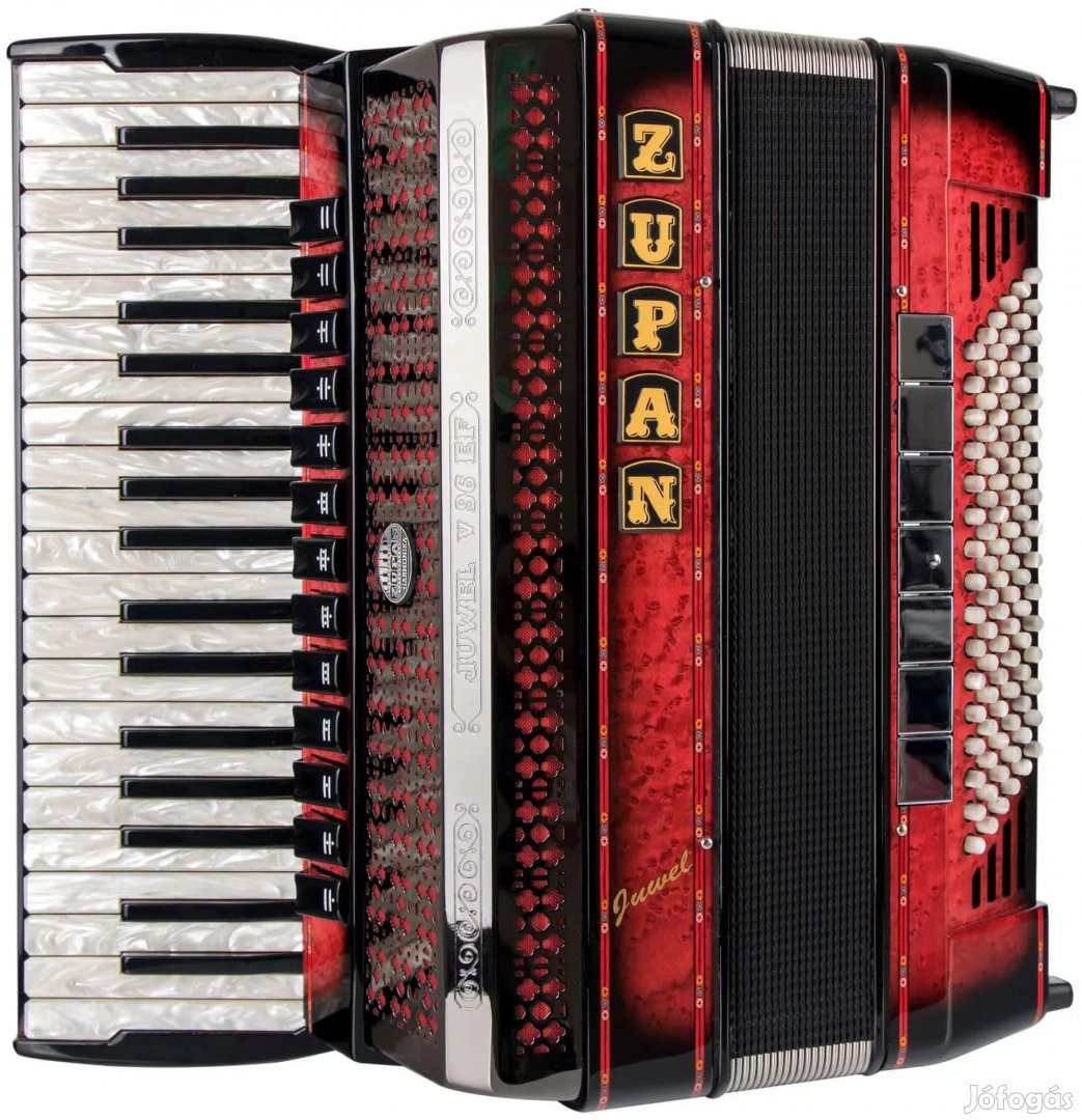 Zupan Juwel V 96 EF/MHR Cassotto Harmonika Árnyék Piros