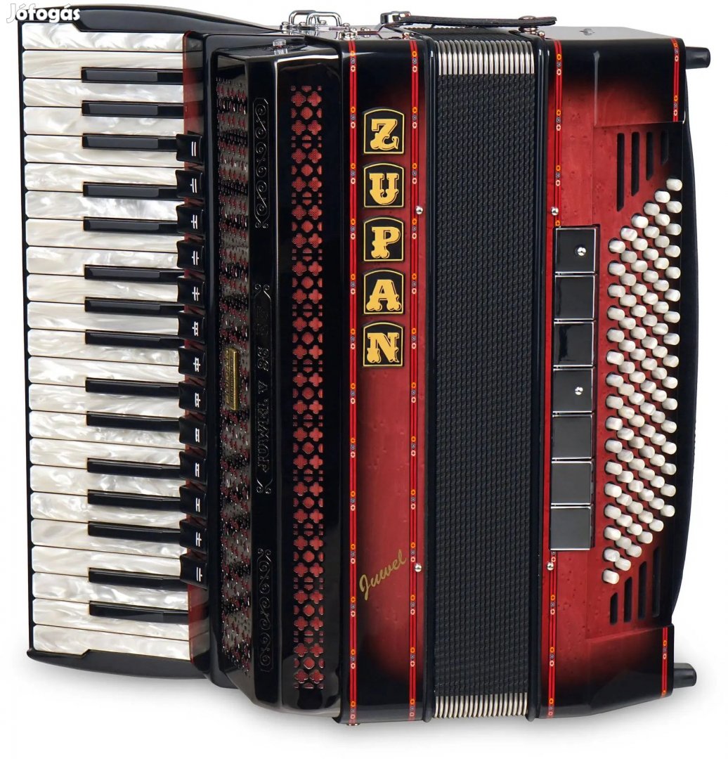 Zupan Juwel V 96 EF/MHR Cassotto Harmonika Árnyék Vörös