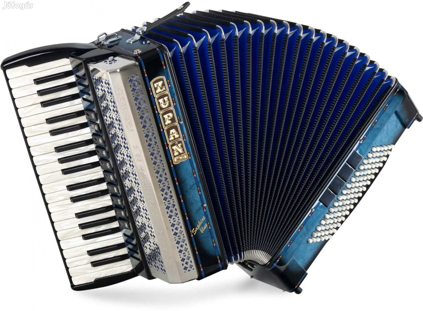 Zupan Saphire IV 96 M Oliv harmonika árnyék kék