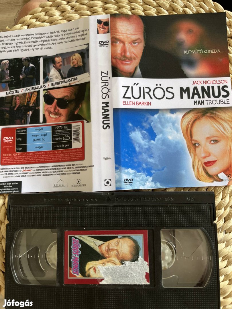 Zűrös manus vhs