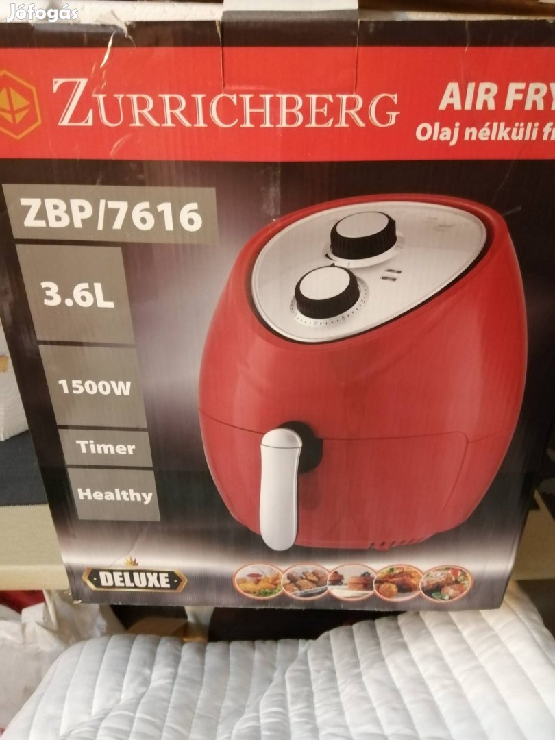 Zürricberg 3,6 L Olajmentes sütő eladó