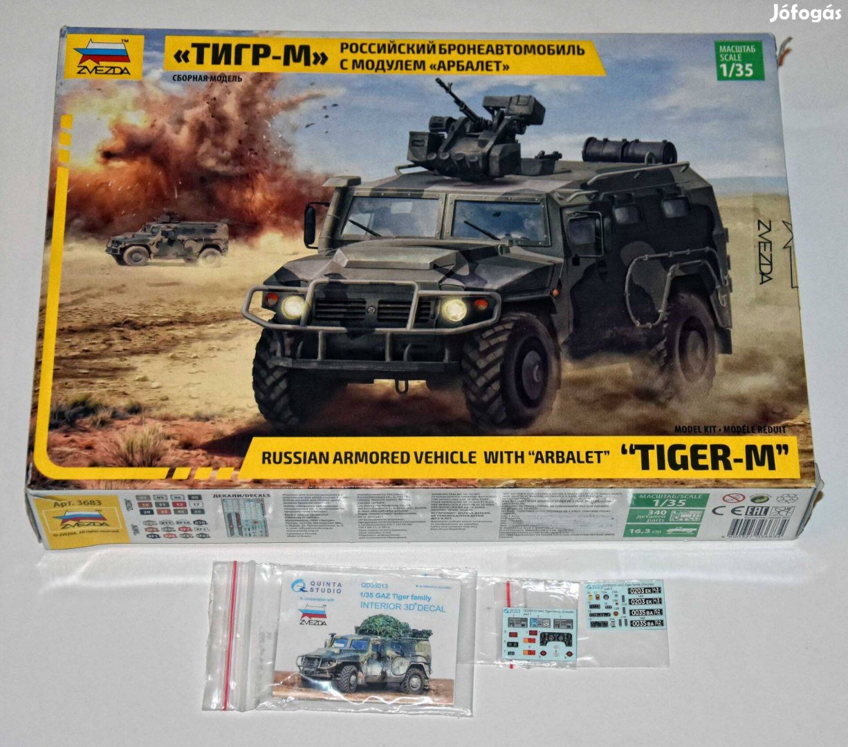 Zvezda Gaz Tiger-M 1/35 makett