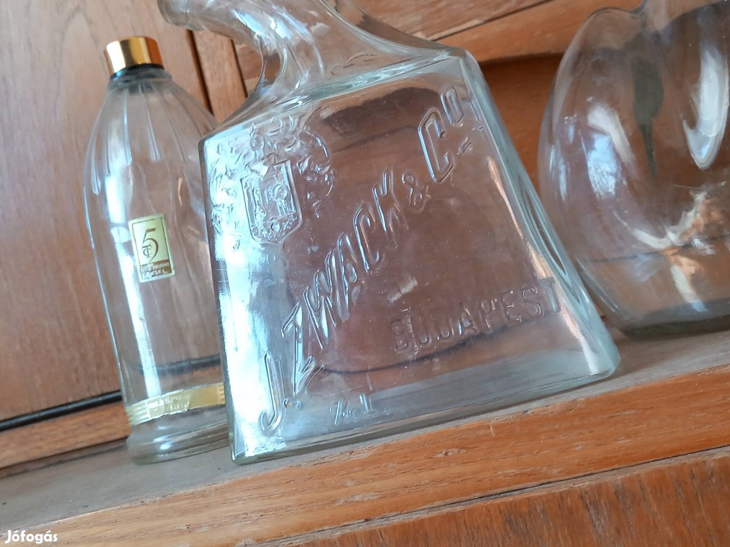 Zwack Noseda retro antik domború parfüm üveg