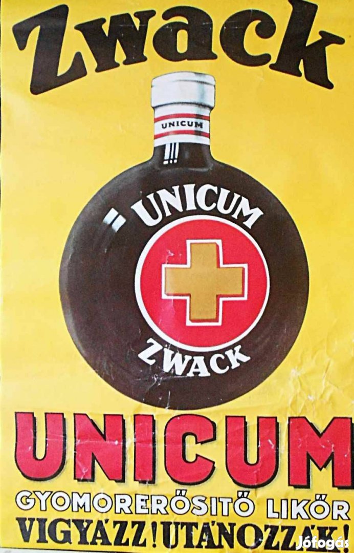 Zwack Unicum gyomorerősítő likőr Vigyázz ! Utánozzák !