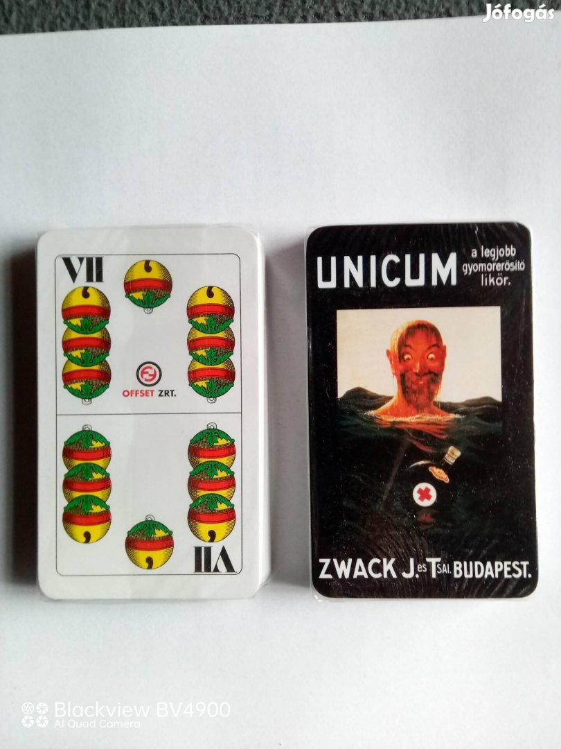 Zwack Unicum magyar kártya új