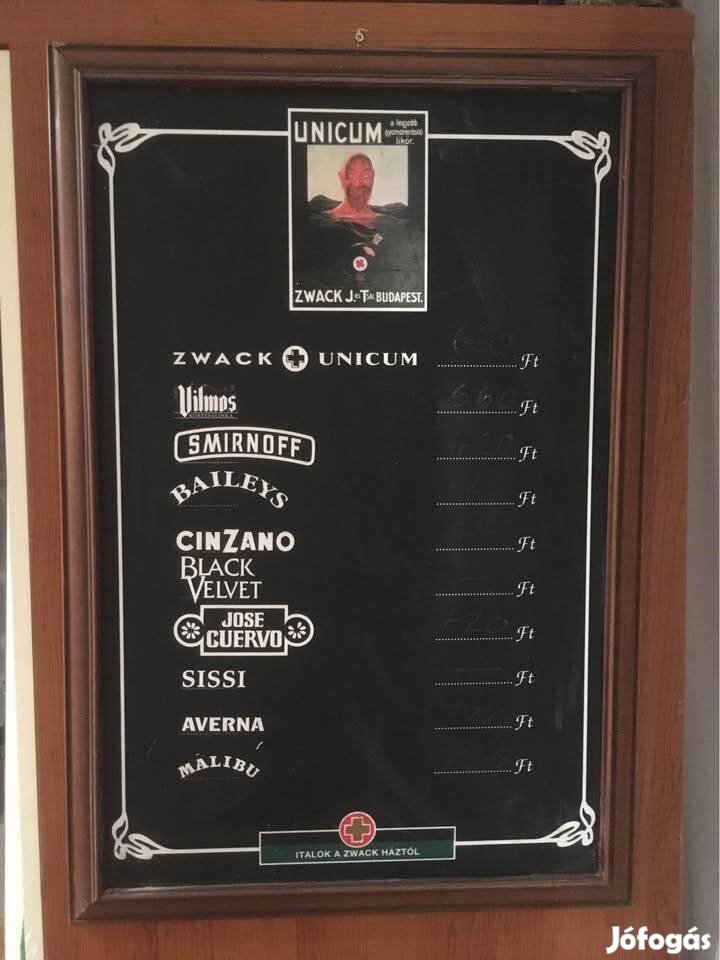 Zwack dekor krétatábla