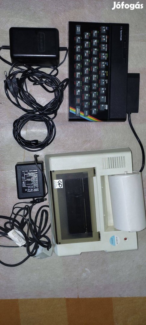 Zx Spectrum 48 K + Seikosha GP-50S Nyomtató Egyben Eladó