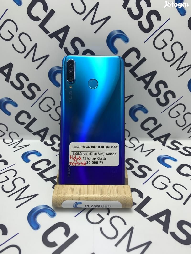 #00 Eladó Huawei P30 Lite 4GB 128GB KIS HIBÁS!