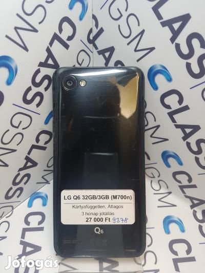 #00 Eladó LG Q6 32GB/3GB (M700n)