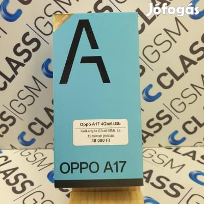 #00 Eladó Oppo A17 4Gb/64Gb