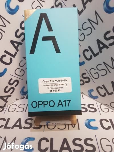 #01 Eladó Oppo A17 4Gb/64Gb